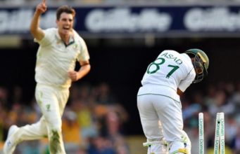Australia gets a huge victory in the first test against Pakistan bcci ball by ball live score