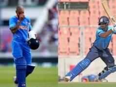 Dhawan ruled out of West Indies T20I series due to injury bcci ball by ball live score