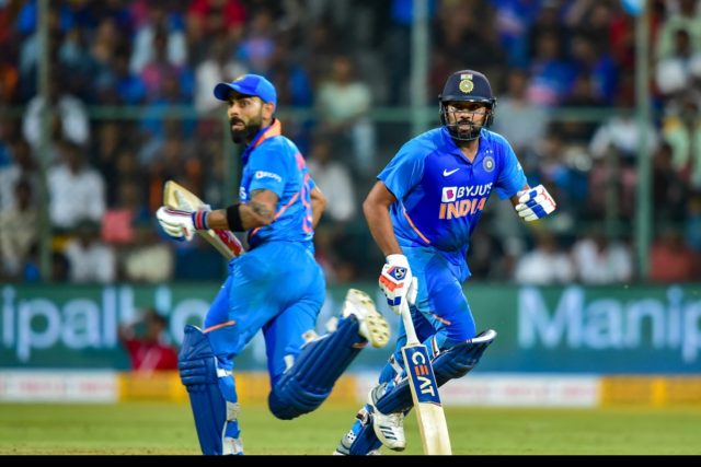 Virat Kohli and Rohit Sharma continue at top two spots in the recent ICC rankings released Virat Kohli and Rohit Sharma continue at top two spots in the recent ICC rankings released