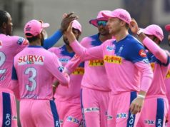 Rajasthan Royals records a win by chasing biggest target of 224 runs The match between Kings XI Punjab and Rajasthan Royals