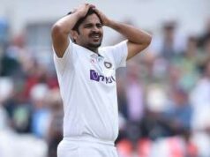 Shardul Thakur fine after injury scare at optional training Shardul Thakur gets hit on shoulder during optional training