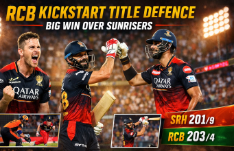 RCB Begin Title Defence in Style with Dominant Win Over Sunrisers Hyderabad