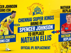 Chennai Super Kings Bring in Spencer Johnson to Replace Nathan Ellis
