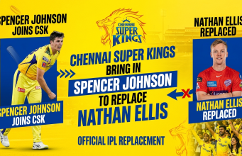 Chennai Super Kings Bring in Spencer Johnson to Replace Nathan Ellis