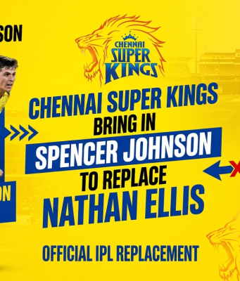 Chennai Super Kings Bring in Spencer Johnson to Replace Nathan Ellis
