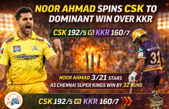 Noor Ahmad Spins CSK to Dominant Win Over KKR