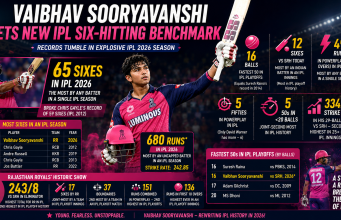 Vaibhav Sooryavanshi Sets New IPL Six-Hitting Benchmark