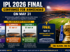 IPL 2026 Final Confirmed for Ahmedabad on May 31