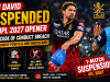 Tim David Suspended for IPL 2027 Opener After Breach